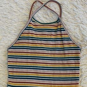 Fashion nova striped tank top